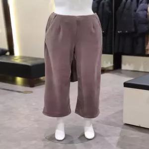 [트리아나][트리아나] 소고 AL4WA19 허리밴딩 벨벳바지 (P003758040)