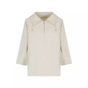 [샤트렌]샤트렌 타소재 후드 블라우스_HCEMBL302