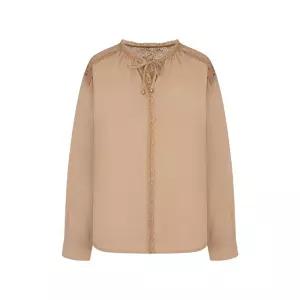 [샤트렌]샤트렌 넥 요크 리본 레이스 블라우스_HCEMBL207