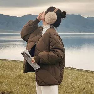 다이아 퀼팅 폭닥 웰론 패딩 3col