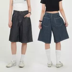 화이트빌딩 청반바지 5부 6부 팬츠 데님 버뮤다팬츠