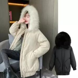 여성점퍼 데일리 털모자 캐주얼 패딩