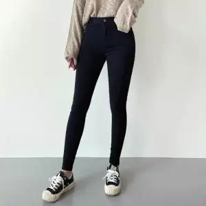 [YS몰] 여성 겨울 기모 바지 스판 스키니 블랙 팬츠