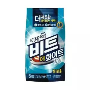 비트 더 화이트 가루세제 겸용 리필 5kg 1개