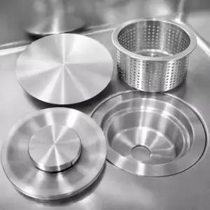 싱크대 올스텐 배수구 교체 스텐시아 물고임 없는 경사형 냄새차단 풀세트