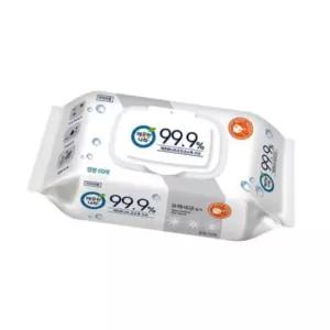 깨끗한나라 클린 에탄올 손소독티슈 60매입 알콜물티슈 차량용물티슈