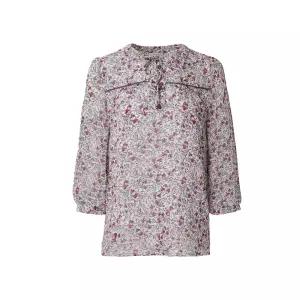 [크로커다일레이디]크로커다일레이디 소프트 플라워 리본 블라우스_CLEMBL106