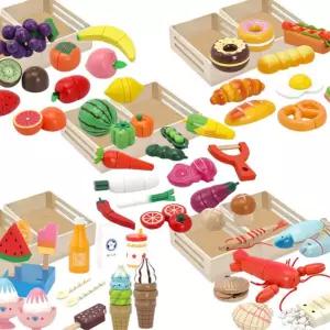 음식 모형 5종 과일 야채 해산물 어린이집 소꼽놀이 교사 소꼽장난 7살 입학 역할놀이
