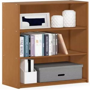 퓨리노 베이직 책장 3단 모던 열린 선반이 있는 9.3인치 x 21.8인치 39.5인치 거실 침실 홈 오피스 라이트