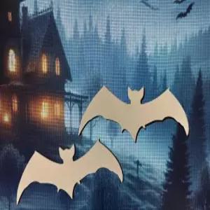 DCentral 두 개의 방망이 유연한 비닐 안전 스크린 자석 양면. 낮과 밤에 보기 더 흰색. 장식용. 화면에