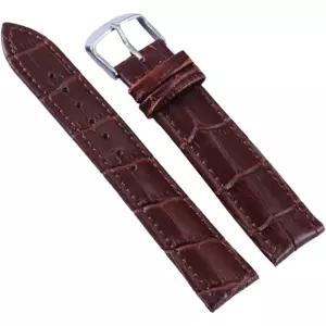 악어패턴 PU 인조가죽 시계줄 밴드 교체형 남녀공용 18mm 20mm 22mm 24mm