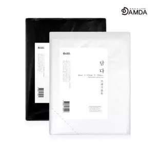 [하프클럽/담다]분리수거봉투 60리터 100매 투명,검정 평판