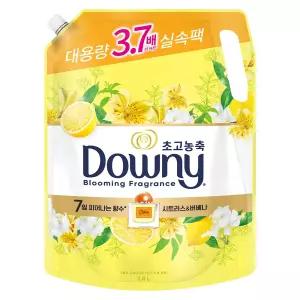 다우니 향수 컬렉션 초고농축 섬유유연제 시트러스 버베나 리필 2.6L 1개