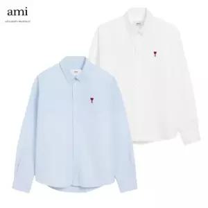 [AMI] 아미 스몰 하트 옥스포드 셔츠