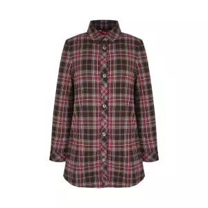 [크로커다일레이디]크로커다일레이디 체크 풀 오픈 셔츠_CLCWBL202