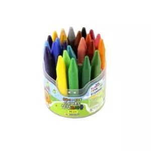 다이아몬드 삼각 크레용 24색 손에 안묻는 크레파스