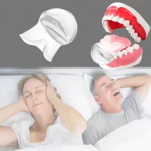 혀커버 이갈이방지기구 수면 코고는방지용 코골이 방지 투명 실리콘 마우스피스 혀마우스피스