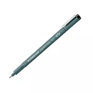 스테들러 308 피그먼트 라이너 펜 0.5mm 10개입 블랙/드로잉펜/켈리그라피/스케치/피그먼트펜/전문가용