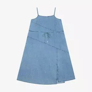 [하프클럽/]사선 컷팅 데님 뷔스티에 SKOKE2544 B