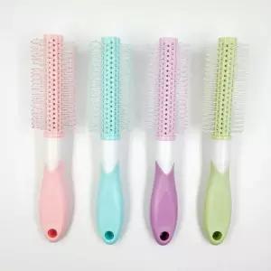 파스텔 헤어 드라이 롤 브러쉬 G 휴대용헤어브러쉬 미니빗 저렴한빗 이발소빗 소뿔빗
