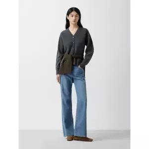 [ZOOC](김해점)쥬크 절개 라인 와이드 데님 팬츠 _Z254PSA404