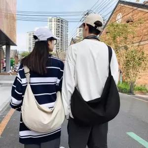 가방 여행 무지 슬링백 크로스 초승달 크로와상 백 크루아상 나일론 숄더 와상 라지 크로