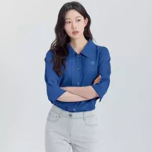 [하프클럽/](2컬러) 라이크 플랫카라 셔츠 LFWSP402