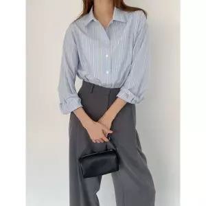 [하프클럽/]몬트 스트라이프 셔츠_YMSH26SS165