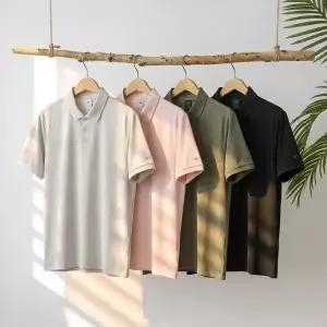 [K2](대구신세계)KMM24269 남성 시그니처 조직감 자가드 기능성 반팔 폴로 티셔츠