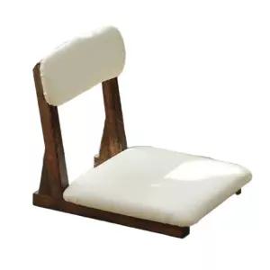 오동나무 다다미 등받이 바닥 스툴 좌식의자 체어