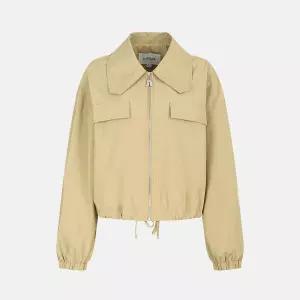 나이스클랍 드로우스트링 크롭 점퍼 N242MWU307