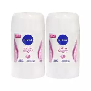 [셀러허브]니베아 엑스트라 브라이트 스틱 데오드란트 50ml x2 (S35487868)