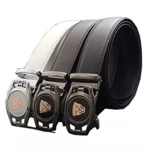 쟈칼 가죽 자동벨트 남자 남성 골프 버클 허리띠/벨트/자동/소가죽/혁띠/허리/밸트/혁대/작업/청바지/남성