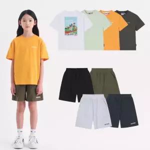 [롯데백화점]아웃도어프로덕츠 백 그래픽 반팔티셔츠,에센셜 저지 쇼츠 세트(OD262ISS06,OD262BHP05)