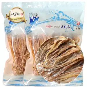 [가온애] 건오징어다리 300g x2봉 / 오징어다리 오족 오다리 마른오징어 다리 건오징어