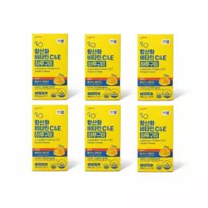 오브맘 항산화 비타민 C&E 하루구미 120g x 6개