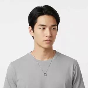 [메종마르지엘라] 넘버 로고링 목걸이 실버 SM6UU0048 P7296 951 153584209