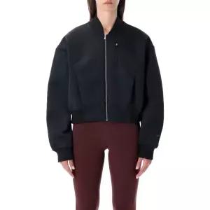 모던 플리스 오버사이즈 디스트로이어 봄버 재킷 IB2679 010