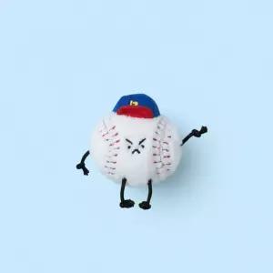 앵그리 야구공 봉제 인형 키링 가방고리 열쇠고리 키홀더 귀여운 스포츠 악세사리