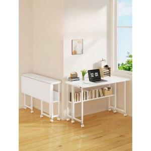 보관 책상 보조 80x40cm 협탁 공간활용 학습 틈새새 선반 슬림 사이드테이블 접이식