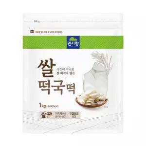 (정품) 상세페이지 상단 필독면사랑 쌀떡국떡 1kg