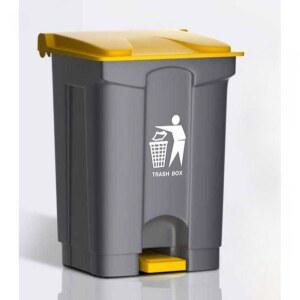 업소용 분리수거함 50L 쓰레기통 페달 상업용 휴지통 짐보이 20L회색 YB 대형쓰레기통