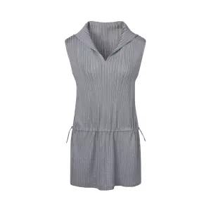 [스타필드 하남 플리츠미]시어서커 플리츠 스트링 블라우스_PPBLM024003