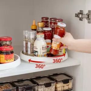 다용도 회전 주방 싱크대 원형트레이 정리수납 쟁반 싱크대정리