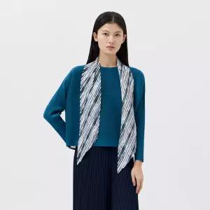 [스타필드 하남 플리츠미]프린트 스카프 세트 플리츠 티셔츠_PPTSS026S12