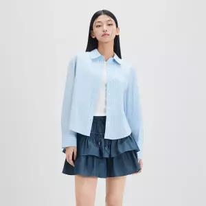 (스타필드 하남 미쏘) [에센셜] 크롭 셔츠_MIWYWG320A