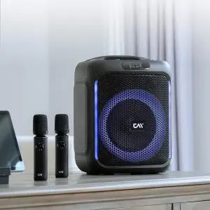 더씽 블루투스 마이크 무선 노래방마이크 휴대용 차량용 행사용 강의용 고음질