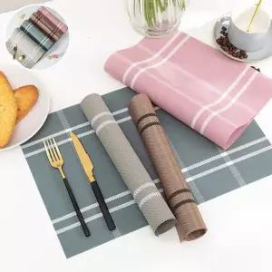 [콩심팥심]내구성 강화 PVC 식탁 매트 방수 오염방지 보호 커버 스시바매트