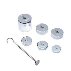 무게추 세트 무게 슬롯 저울추 오프닝 분동 크롬 저울 세트 2g-200g