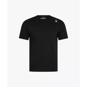 브랜드정품 스파이더 SPYDER 남성 베이직 로고 반팔 티셔츠 SOKFCNRS204MBLK 340604